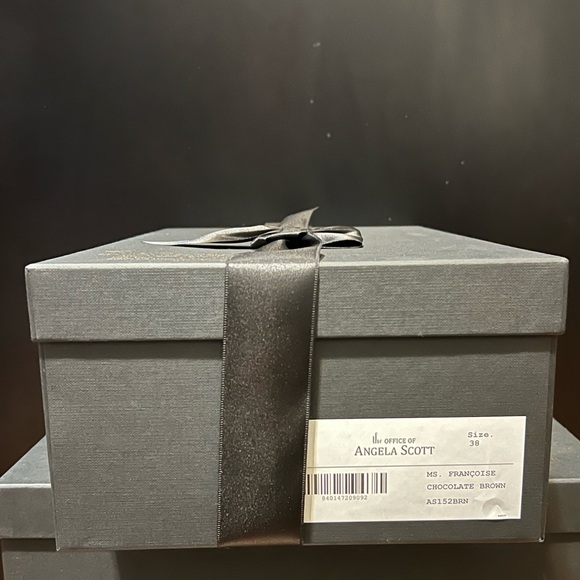 NIB The Office of Angela Scott Ms. Francoise Monkstrap in Chocolate Brown - Picture 14 of 14